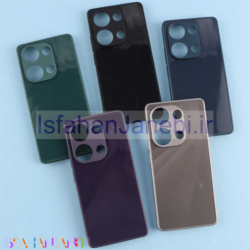 اصفهان جانبی-قاب PVD لیزری سه بعدی شیائومی Redmi Note 13 Pro 4G محافظ لنزدار