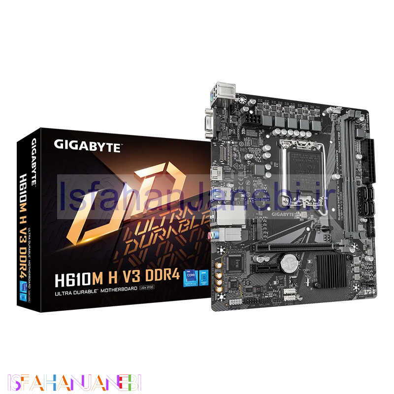 اصفهان جانبی-مادربرد گیگابایت H610M H V3 rev.1.0 DDR4