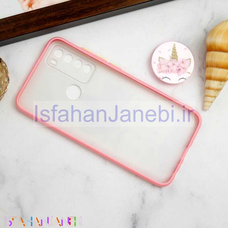 اصفهان جانبی-قاب PC محافظ لنز دار طرح یونیکورن + پاپ سوکت Xiaomi Redmi Note 8