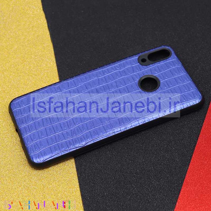 اصفهان جانبی-قاب چرمی پوست ماری Huawei Y7 Prime 2019