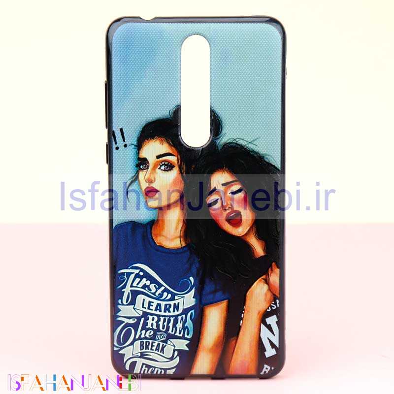 اصفهان جانبی-قاب فانتزی برجسته کد1 نوکیا Nokia 3.1 Plus سری P