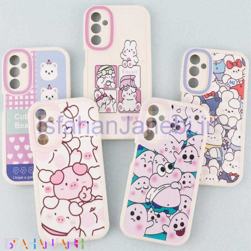 اصفهان جانبی-قاب طرح کارتونی محافظ لنزدار Samsung Galaxy A24 4G