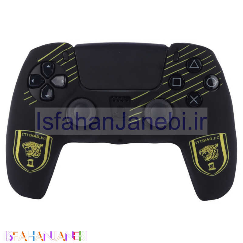اصفهان جانبی-روکش دسته بازی PS5 طرح Al-Ittihad Club مشکی زرد