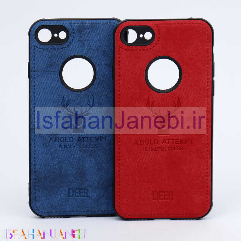 اصفهان جانبی-قاب چرمی طرح گوزن iPhone 7/8/SE