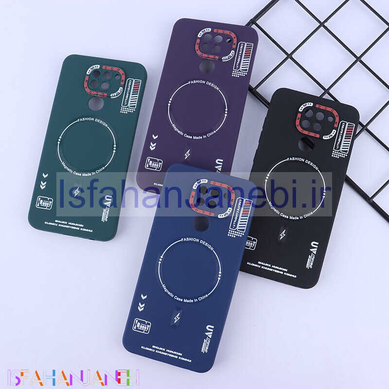 اصفهان جانبی-قاب ژله ای Dcokm شیائومی Redmi Note 9 / Redmi 10x 4G طرح مگ سیف محافظ لنزدار