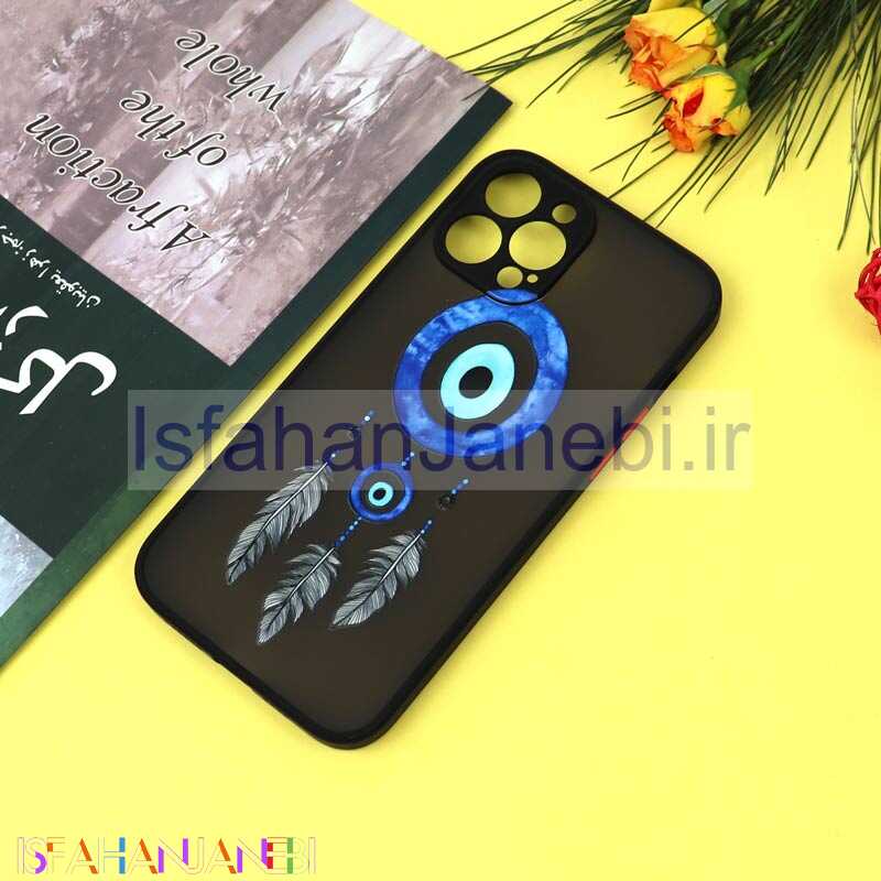 اصفهان جانبی-قاب PC مات محافظ لنزدار طرحدار دیریم کچر آیفون iPhone 12 Pro Max