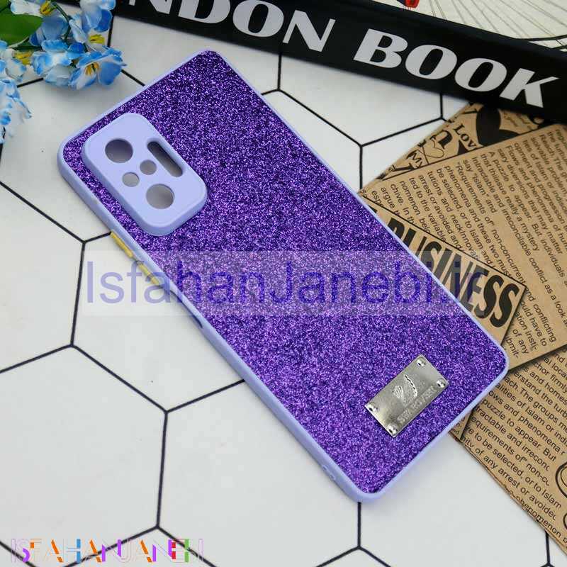 اصفهان جانبی-قاب شاینی Swarovski محافظ لنزدار Xiaomi Redmi Note 10 Pro