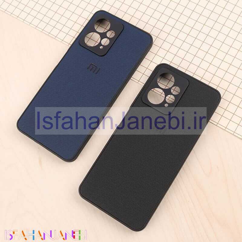 اصفهان جانبی-قاب کبریتی PC شیائومی Redmi Note 12 4G کربنی محافظ لنزدار