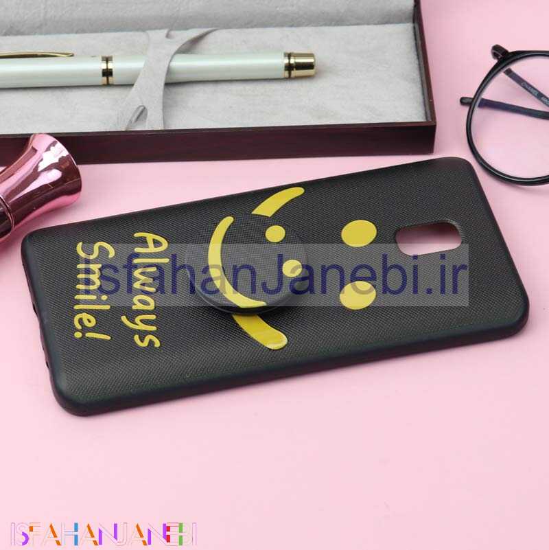 اصفهان جانبی-قاب فانتزی برجسته + پاپ سوکت کد14 شیائومی Redmi 8A