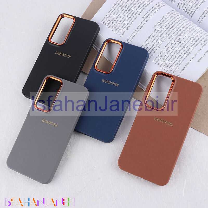 اصفهان جانبی-قاب ژله ای سامسونگ Galaxy A35 دور محافظ متال لوگودار