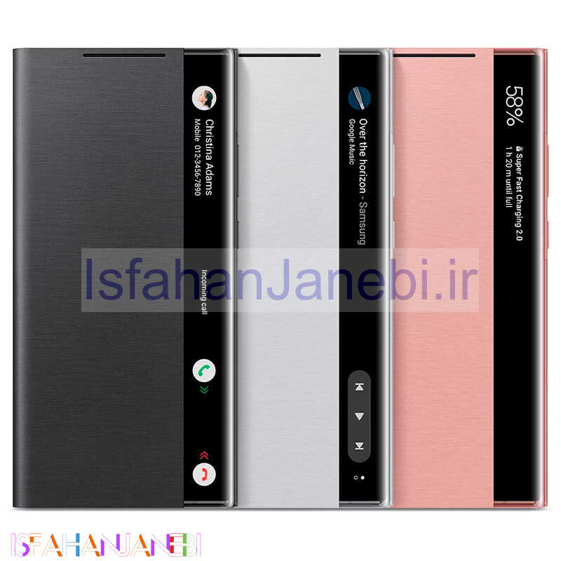 اصفهان جانبی-قاب Smart Clear View Cover EF-ZN985CBEGCN اورجینال Samsung Galaxy Note 20 Ultra