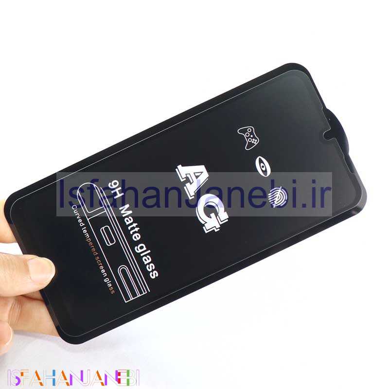 اصفهان جانبی-گلس فول تمام صفحه مات Xiaomi Redmi Note 7