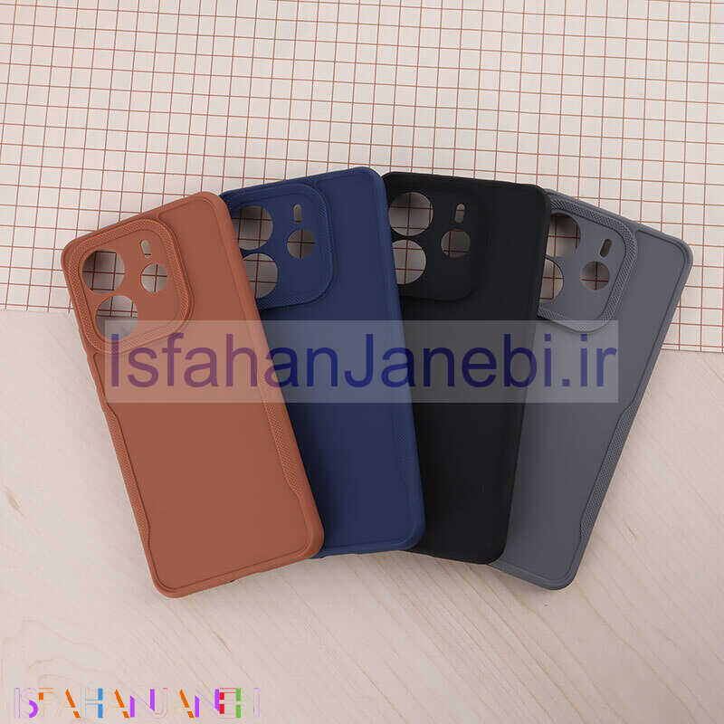 اصفهان جانبی-قاب ژله ای Defender شیائومی Redmi Note 14 محافظ لنزدار