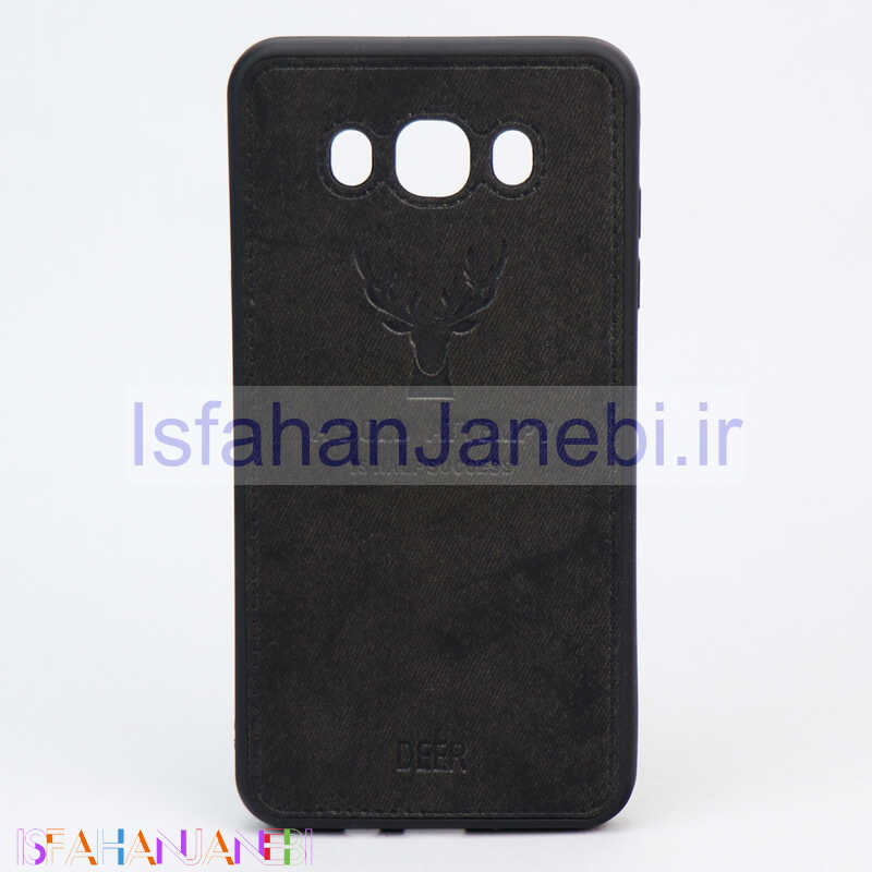 اصفهان جانبی-قاب چرمی طرح گوزن Samsung J7 2016 مشکی