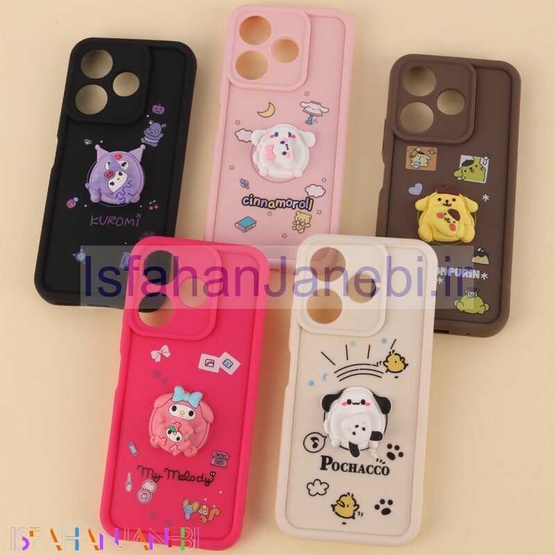 اصفهان جانبی-قاب سولید شیائومی Redmi 13 4G / Redmi 13 5G اسپینردار محافظ لنزدار