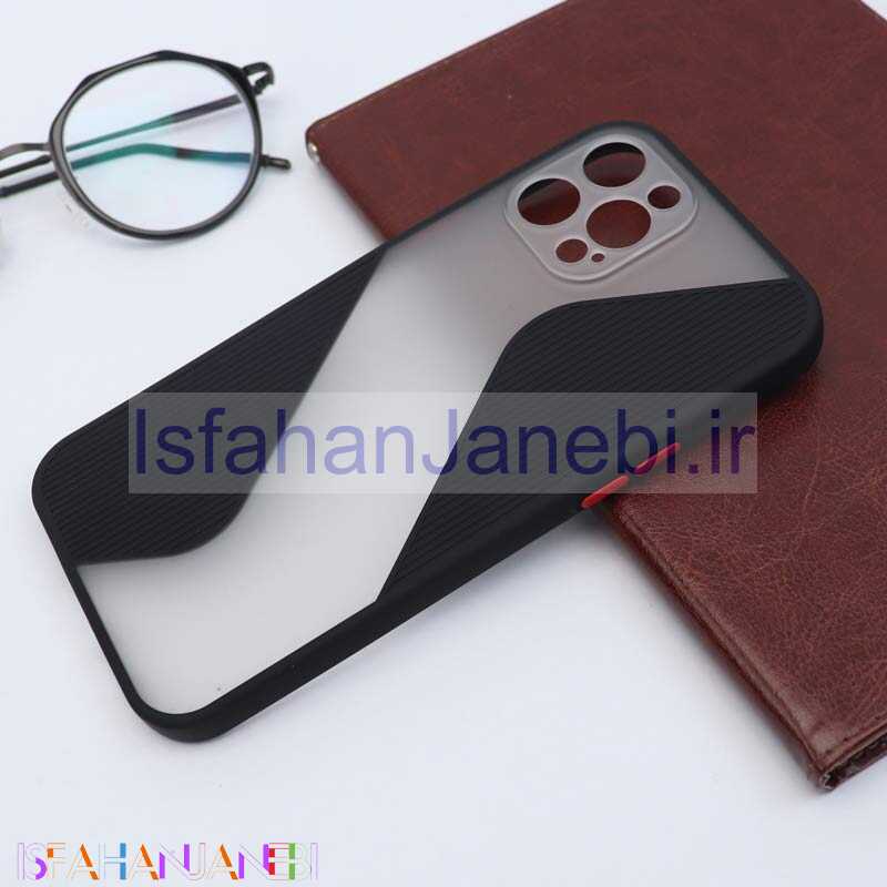 اصفهان جانبی-قاب PC مات طرح S محافظ لنز دار iPhone 12 Pro Max