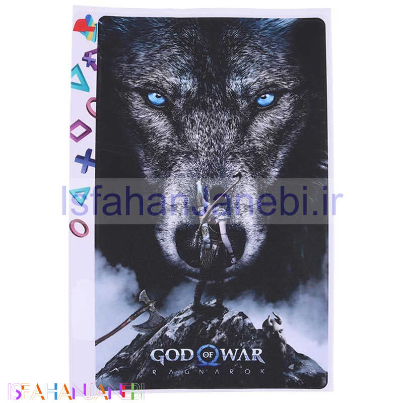 اصفهان جانبی-اسکین پلی استیشن 5 اسلیم دیجیتال طرح God of War Ragnarok کد 2