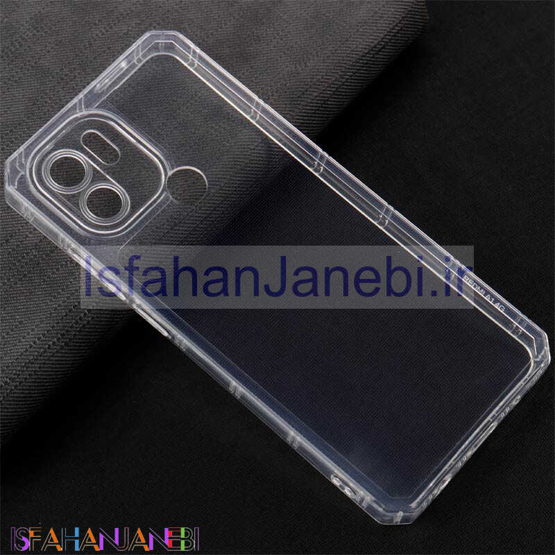 اصفهان جانبی-قاب ژله ای بی رنگ محافظ لنزدار Xiaomi Redmi A1 Plus