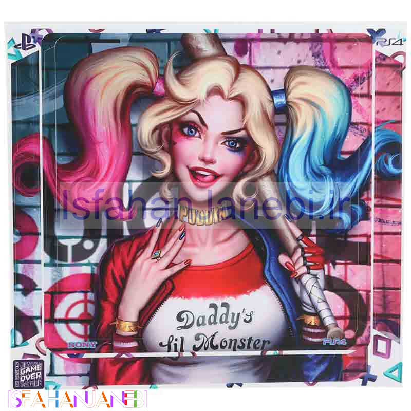 اصفهان جانبی-اسکین پلی استیشن 4 اسلیم طرح Harley Quinn