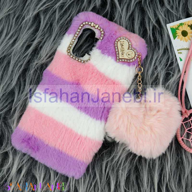 اصفهان جانبی-قاب پشمالو پوم پوم دار Samsung Galaxy A32 4G