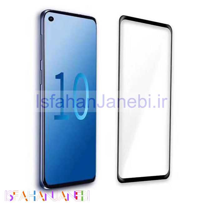 اصفهان جانبی-گلس فول تمام چسب Samsung S10 Plus مشکی