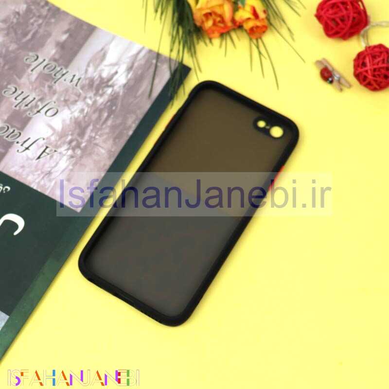 اصفهان جانبی-قاب PC مات محافظ لنزدار طرحدار پلنگی آیفون iPhone 6 / 6s
