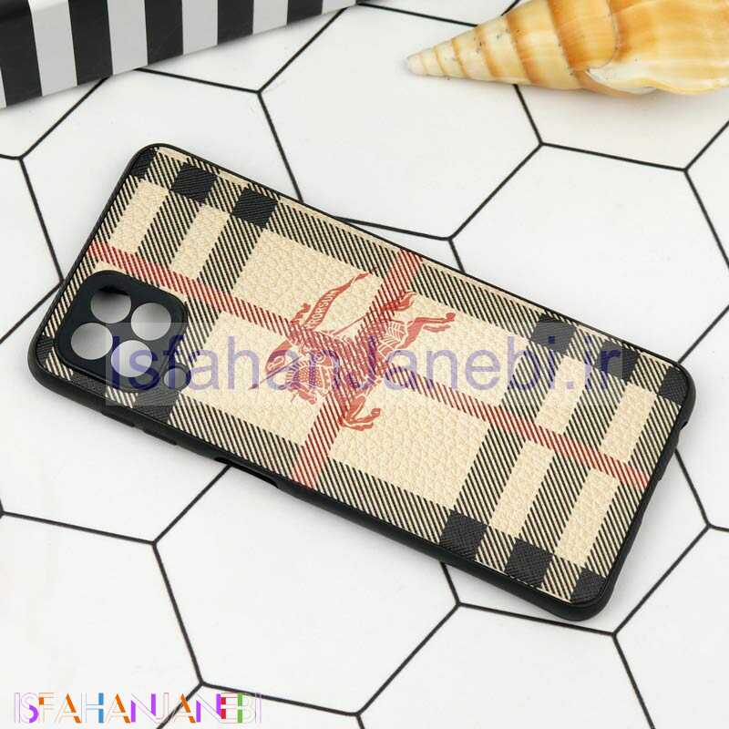 اصفهان جانبی-قاب محافظ لنزدار چرمی BURBERRY سامسونگ A22 4G