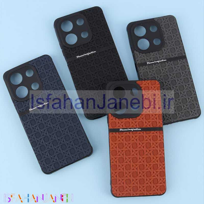 اصفهان جانبی-قاب ژله ای شیائومی Redmi Note 13 4G طرح حصیری محافظ لنزدار Pro Camera