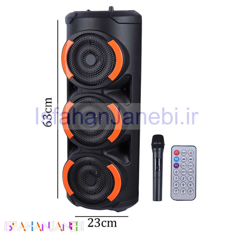 اصفهان جانبی-اسپیکر چمدانی بلوتوثی سینگ ای ZQS3601 + میکروفون و ریموت کنترل
