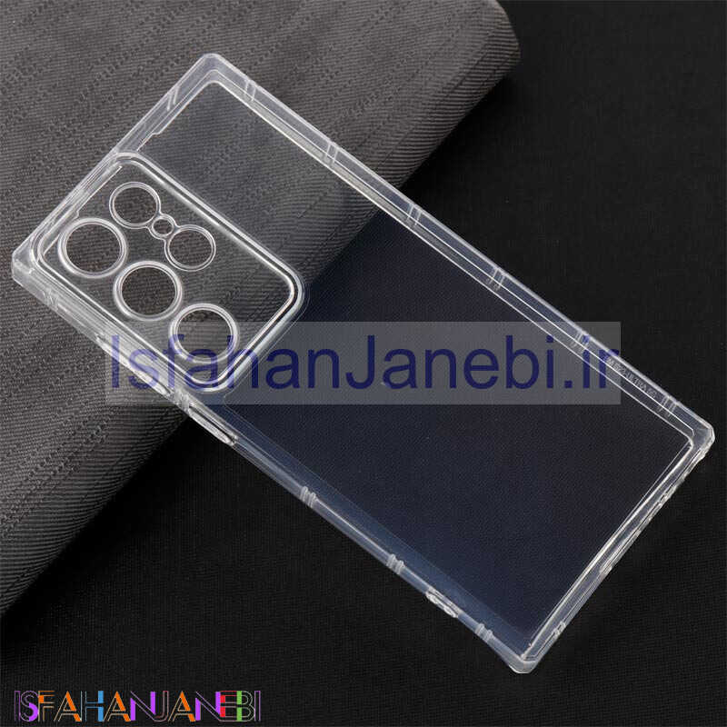اصفهان جانبی-قاب ژله ای بی رنگ سامسونگ Galaxy S23 Ultra محافظ لنزدار