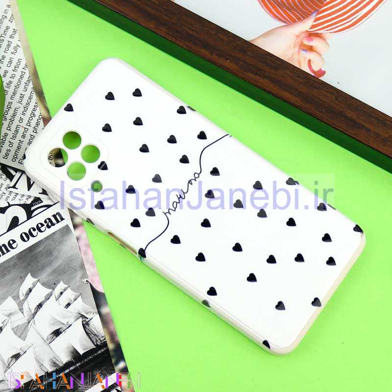 اصفهان جانبی-قاب سیلیکونی محافظ لنزدار طرح قلب Samsung Galaxy A22 4G