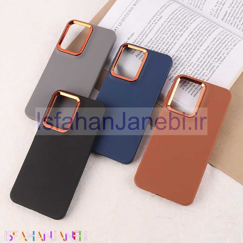 اصفهان جانبی-قاب چرمی ژله ای سامسونگ Galaxy A36 دور محافظ متال