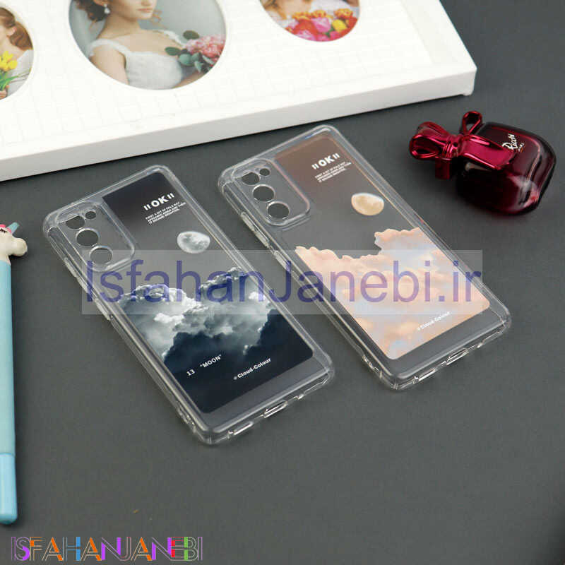 اصفهان جانبی-قاب ژله ای شفاف طرحدار محافظ لنزدار Samsung Galaxy S20 FE