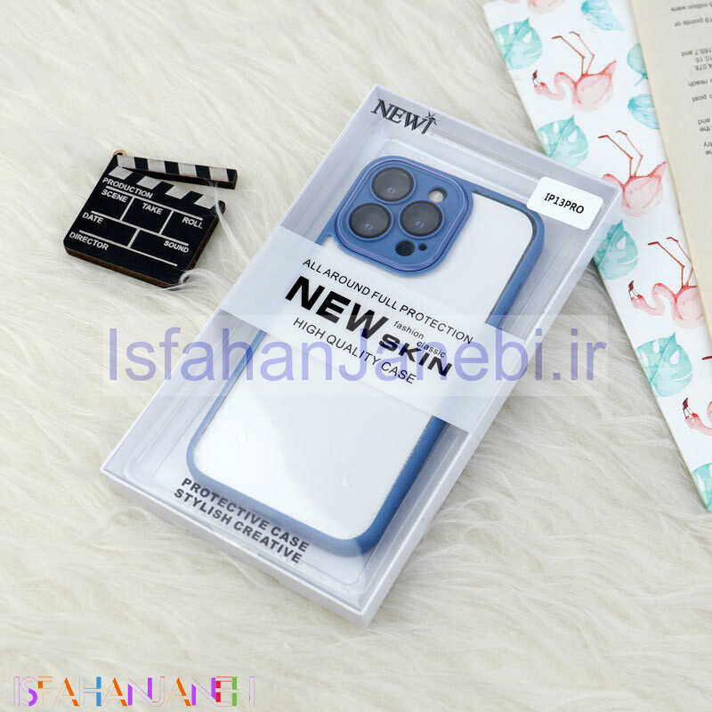 اصفهان جانبی-قاب ضد خش پشت شفاف محافظ لنز دار آیفون iPhone 13 Pro