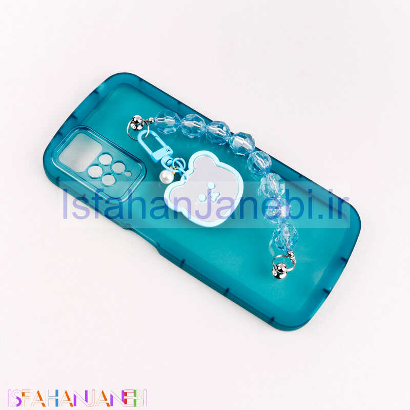 اصفهان جانبی-قاب فانتزی محافظ لنزدار + بند آویز سنگی Xiaomi Redmi Note 11 Pro