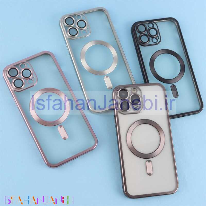 اصفهان جانبی-قاب ژله ای مگ سیف محافظ لنزدار Q Series آیفون iPhone 13 Pro Max