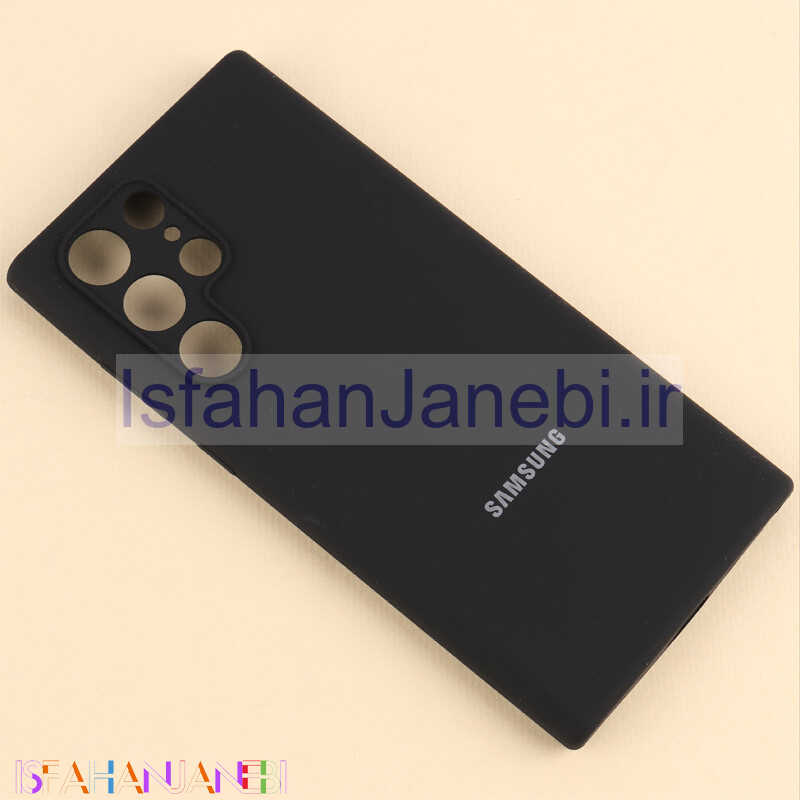 اصفهان جانبی-قاب سیلیکونی اصلی زیربسته سامسونگ Galaxy S22 Ultra محافظ لنزدار