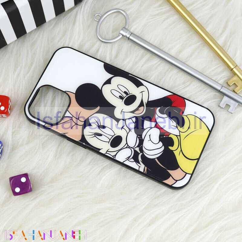 اصفهان جانبی-قاب پشت گلسی طرحدار میکی موس iPhone 13