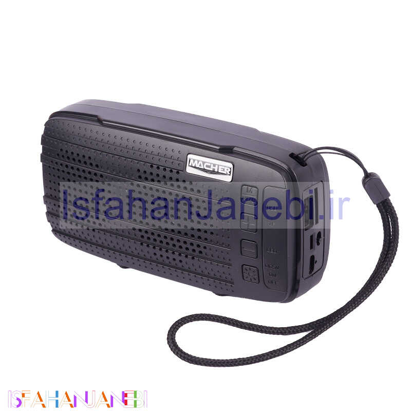 اصفهان جانبی-اسپیکر بلوتوثی رم و فلش خور Macher MR-219