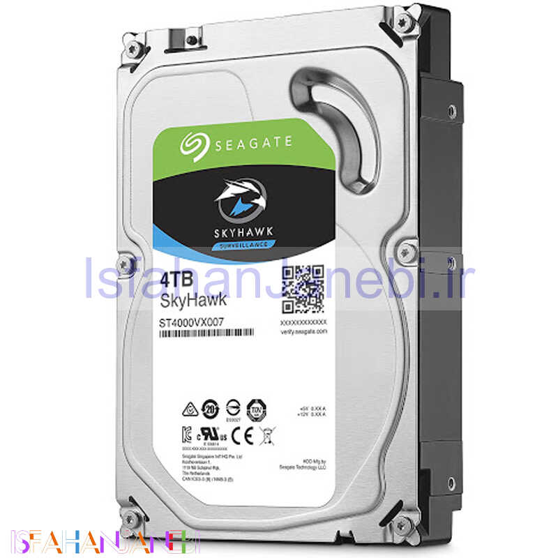 اصفهان جانبی-هارد اینترنال سیگیت Seagate SkyHawk Surveillance ST4000VX007 4TB SATA
