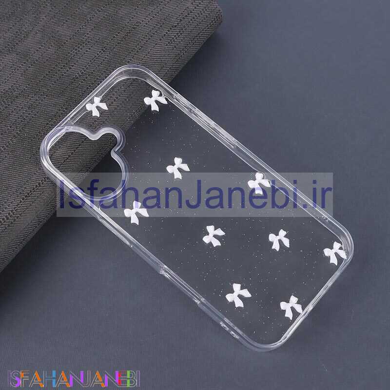 اصفهان جانبی-قاب اکلیلی آیفون iPhone 16 طرح پاپیون صدفی