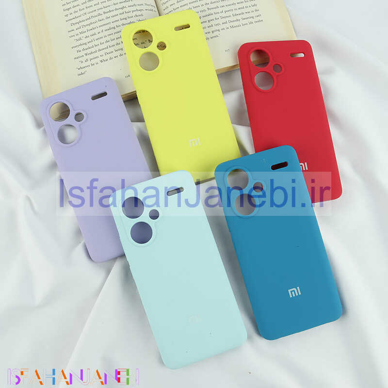 اصفهان جانبی-قاب سیلیکونی اصلی زیربسته شیائومی Redmi Note 13 Pro Plus محافظ لنزدار