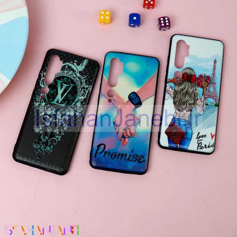 اصفهان جانبی-قاب فانتزی برجسته دخترانه شیائومی Mi Note 10 Pro سری 10