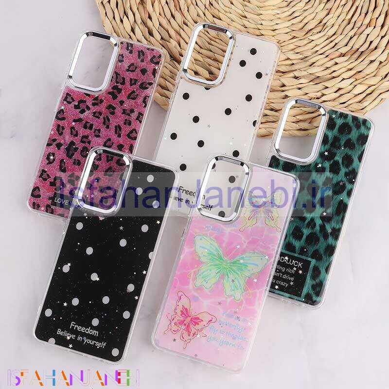 اصفهان جانبی-قاب رزینی سامسونگ Galaxy A32 4G طرح دار دور محافظ متال