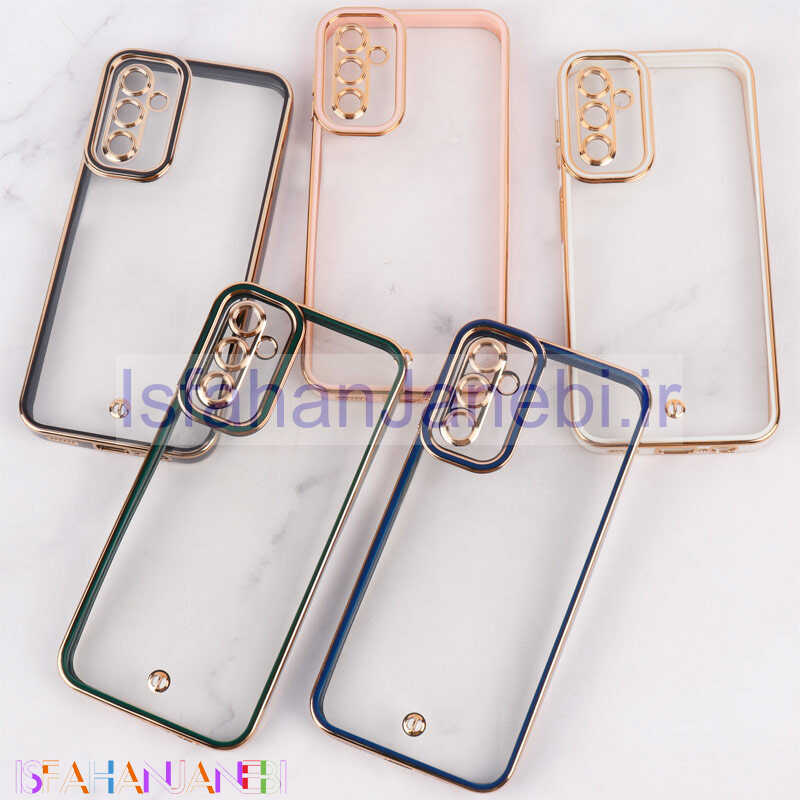 اصفهان جانبی-قاب Space سامسونگ Galaxy A14 4G / A14 5G دور رنگی محافظ لنزدار