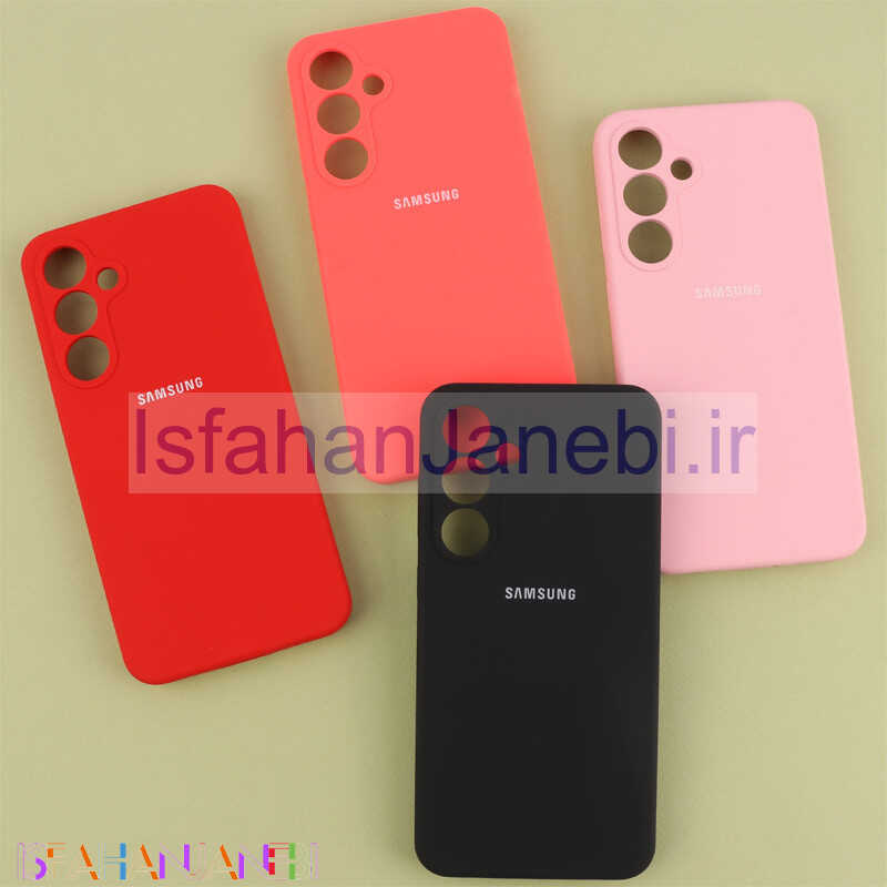 اصفهان جانبی-قاب سیلیکونی اصلی زیربسته سامسونگ Galaxy S24 FE محافظ لنزدار