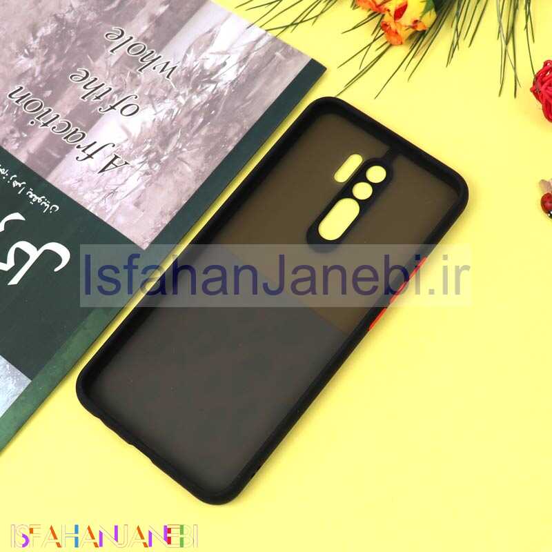 اصفهان جانبی-قاب PC مات محافظ لنزدار طرحدار پلنگی شیائومی Redmi 9