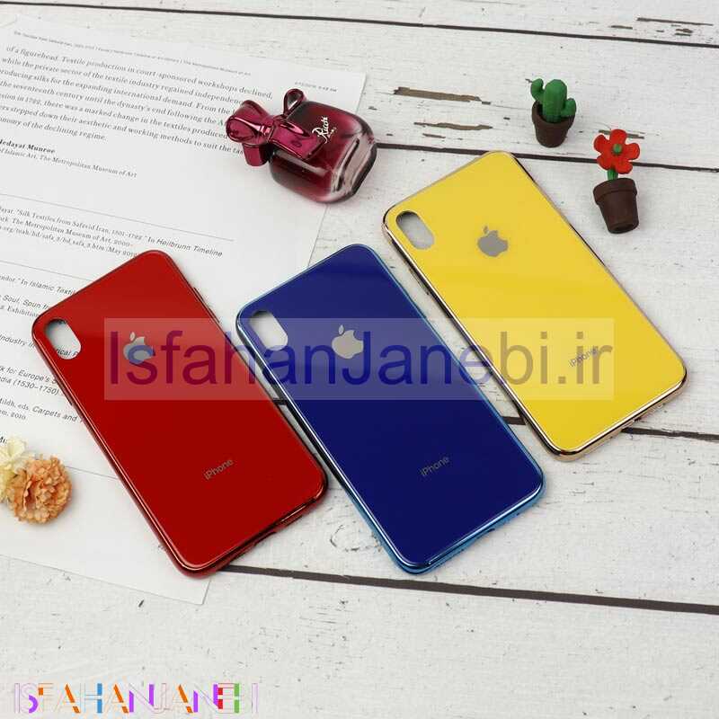 اصفهان جانبی-قاب My Case پشت گلسی iPhone XS Max رنگی