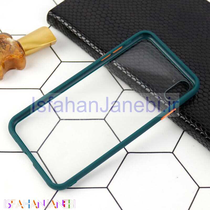 اصفهان جانبی-قاب PC شفاف کد2 آیفون iPhone XS Max