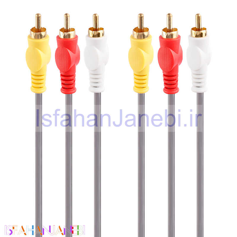 اصفهان جانبی-کابل 3 به 3 Orange AV RCA 1.5m کد 2
